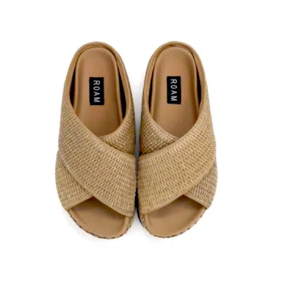 Brand New 🌟 Cross Stack Raffia Natural 7 - Picture 2 of 2